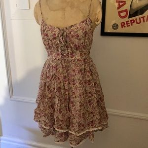 Floral Ruffle Dress